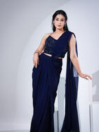 Iraaya Pre-draped Saree Set