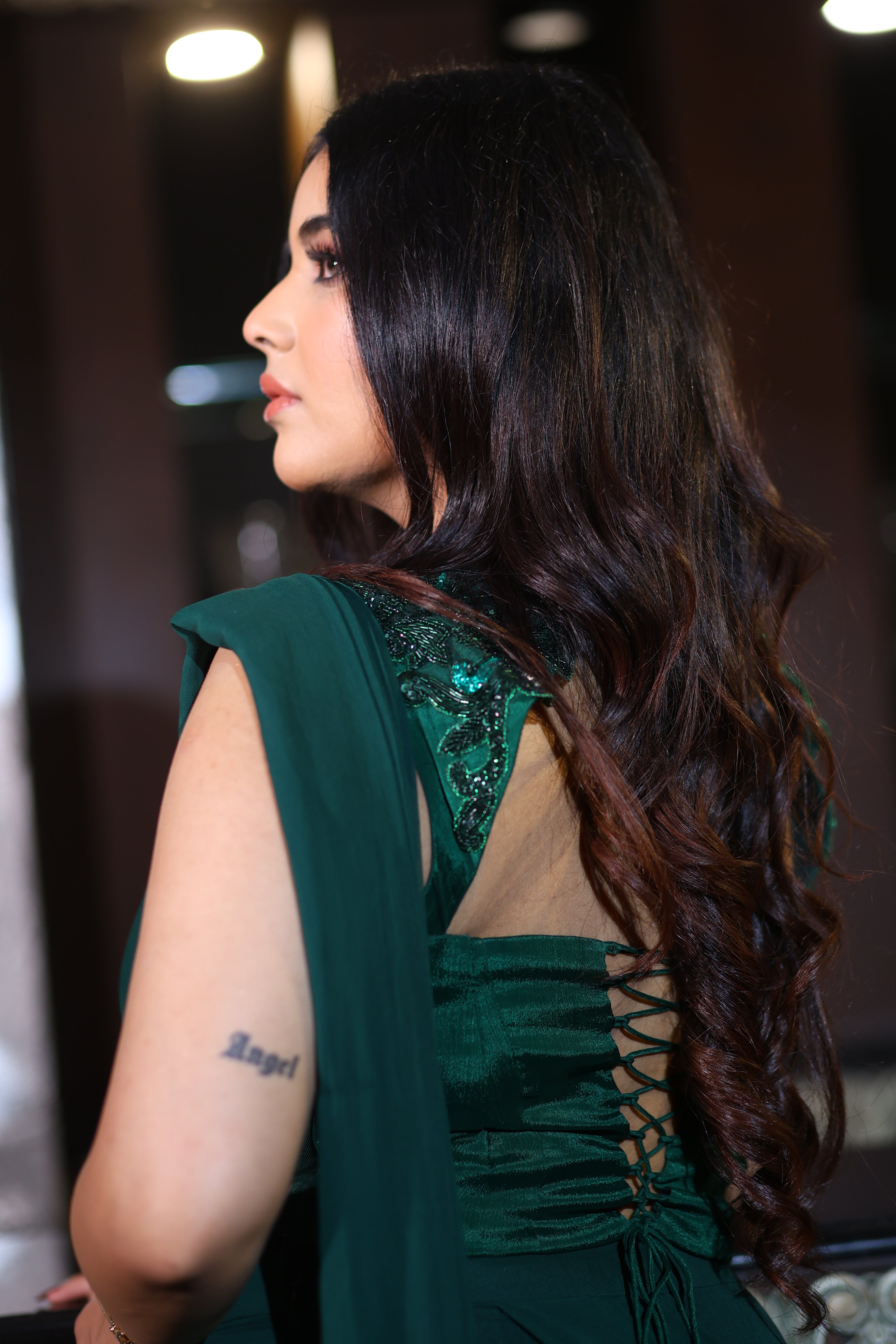 Vyana Pre-draped Saree Set