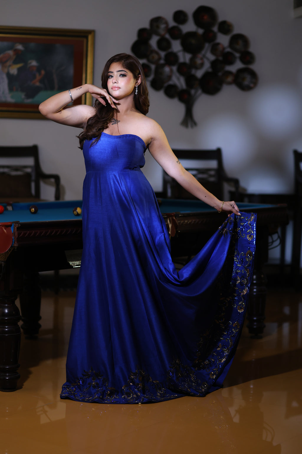 Sitara Anarkali-Cape Set