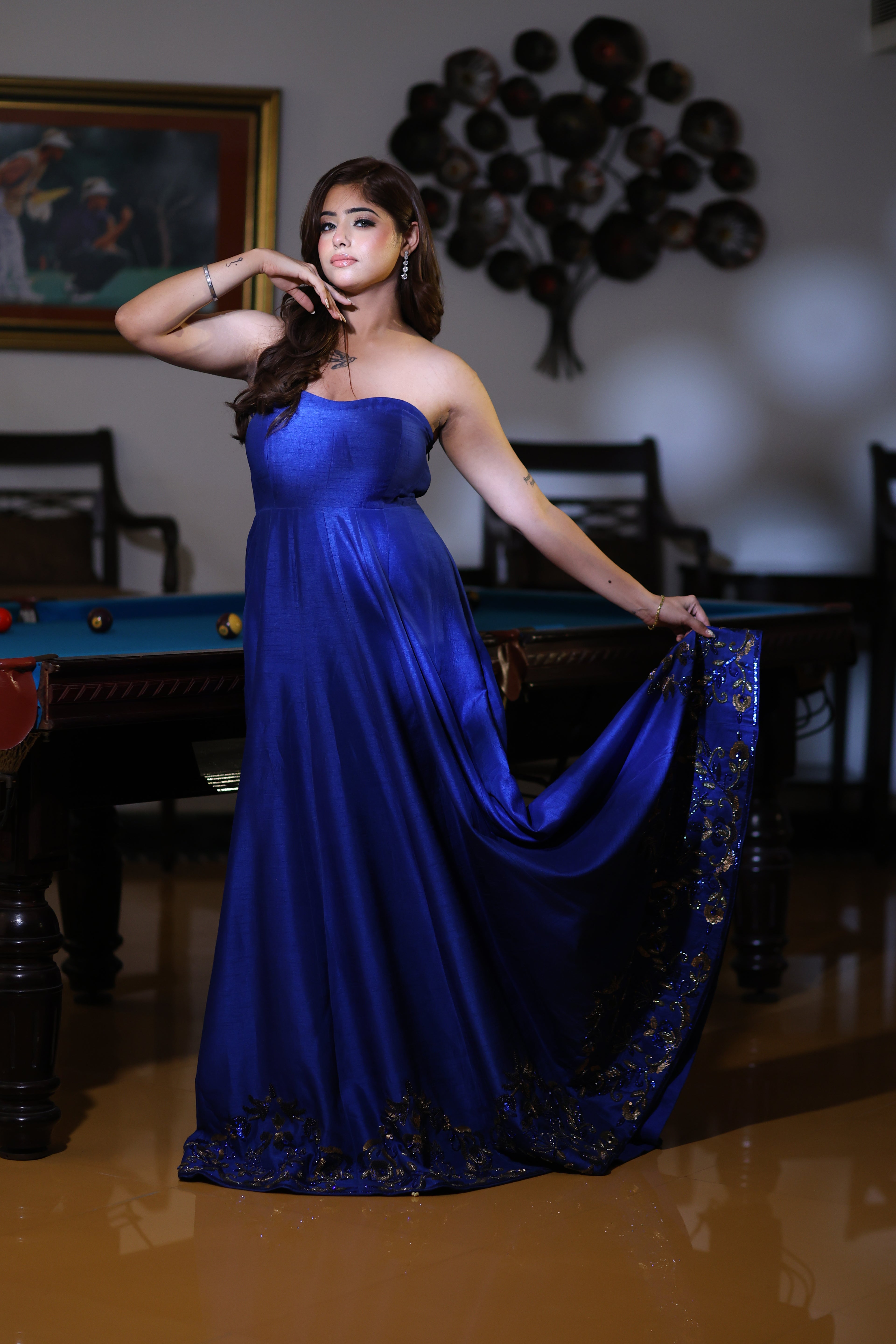 Sitara Anarkali-Cape Set