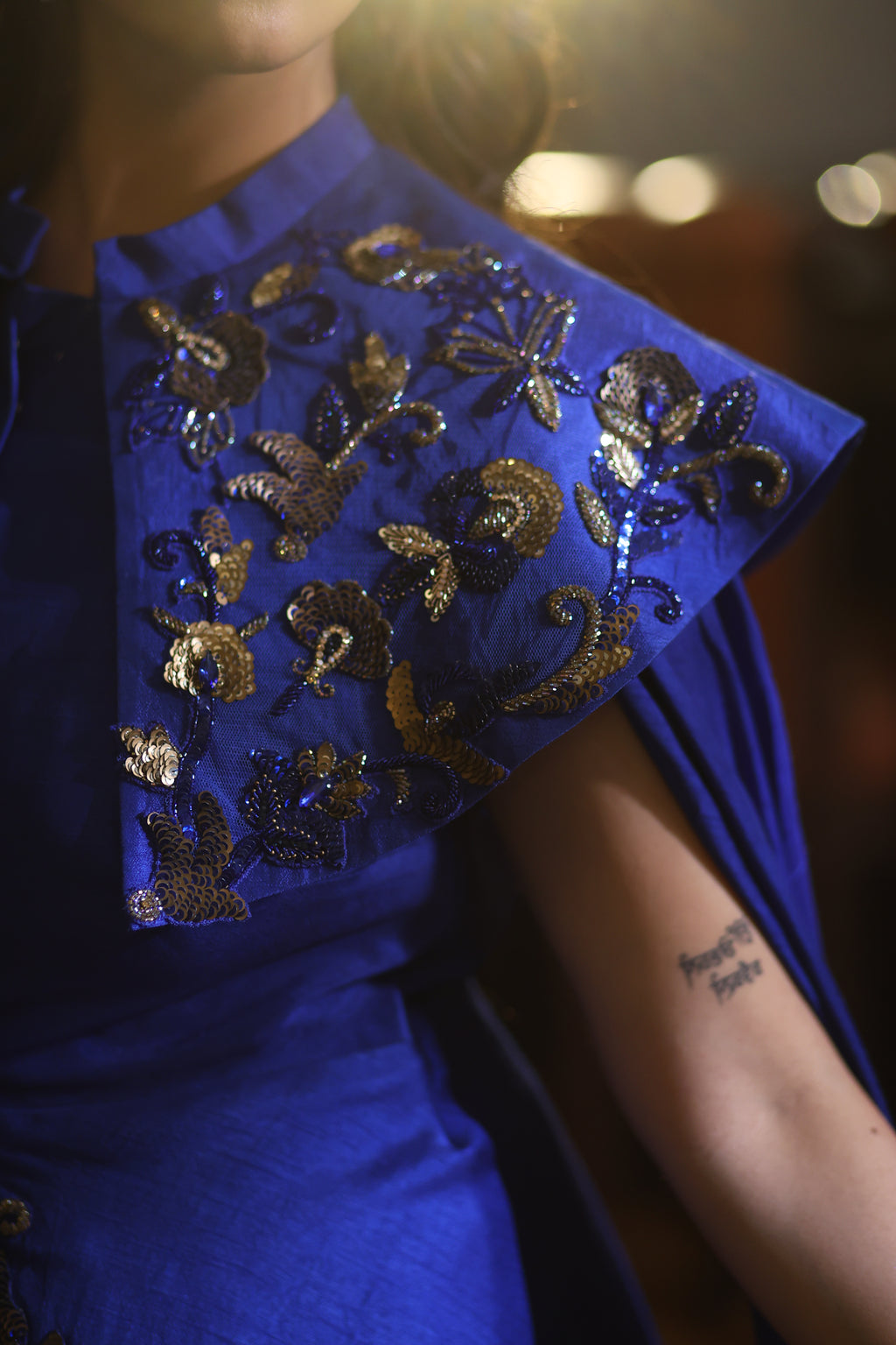 Sitara Anarkali-Cape Set