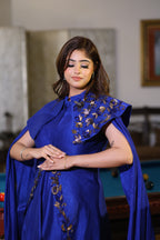 Sitara Anarkali-Cape Set