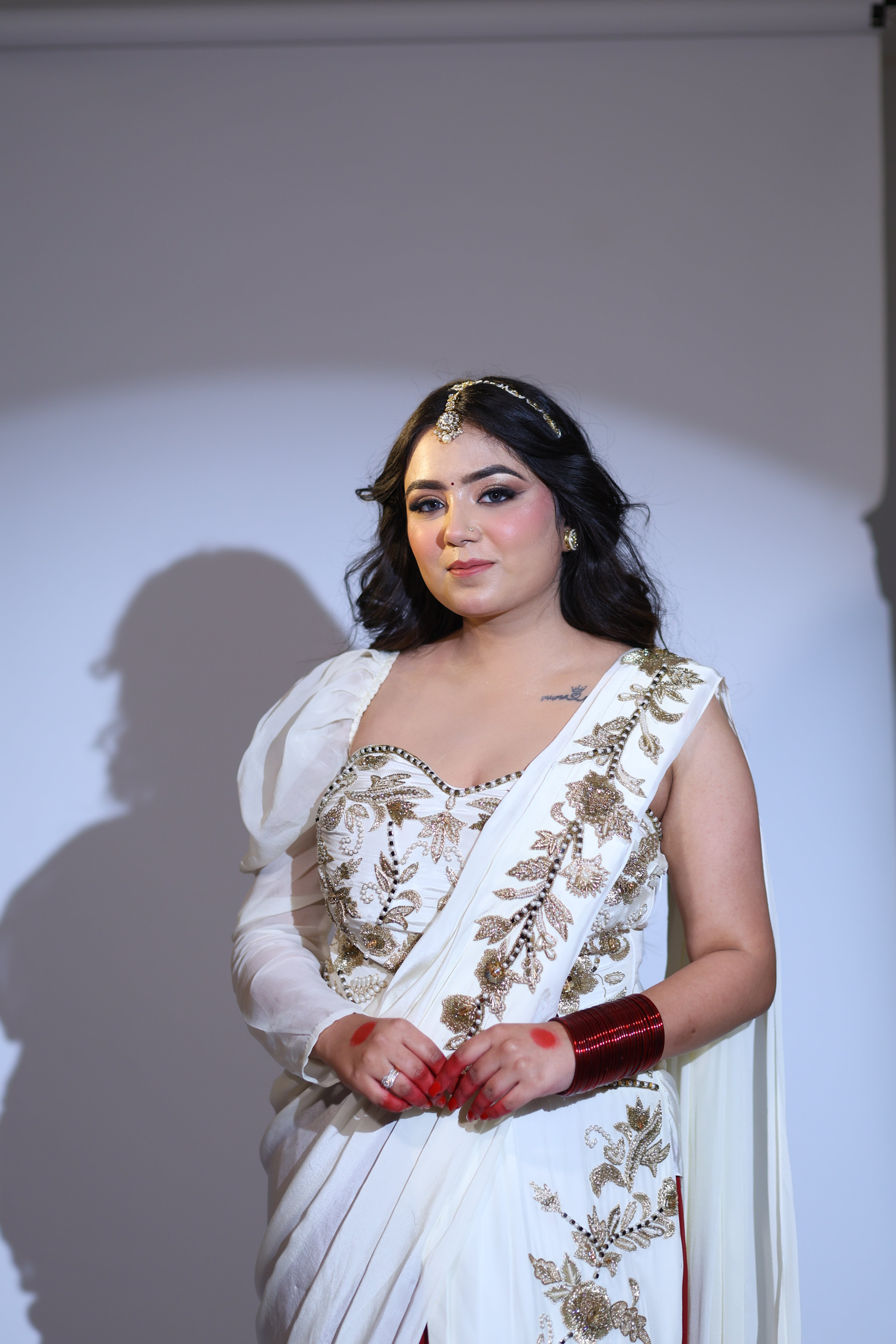 Ziya Pre-draped Saree Set