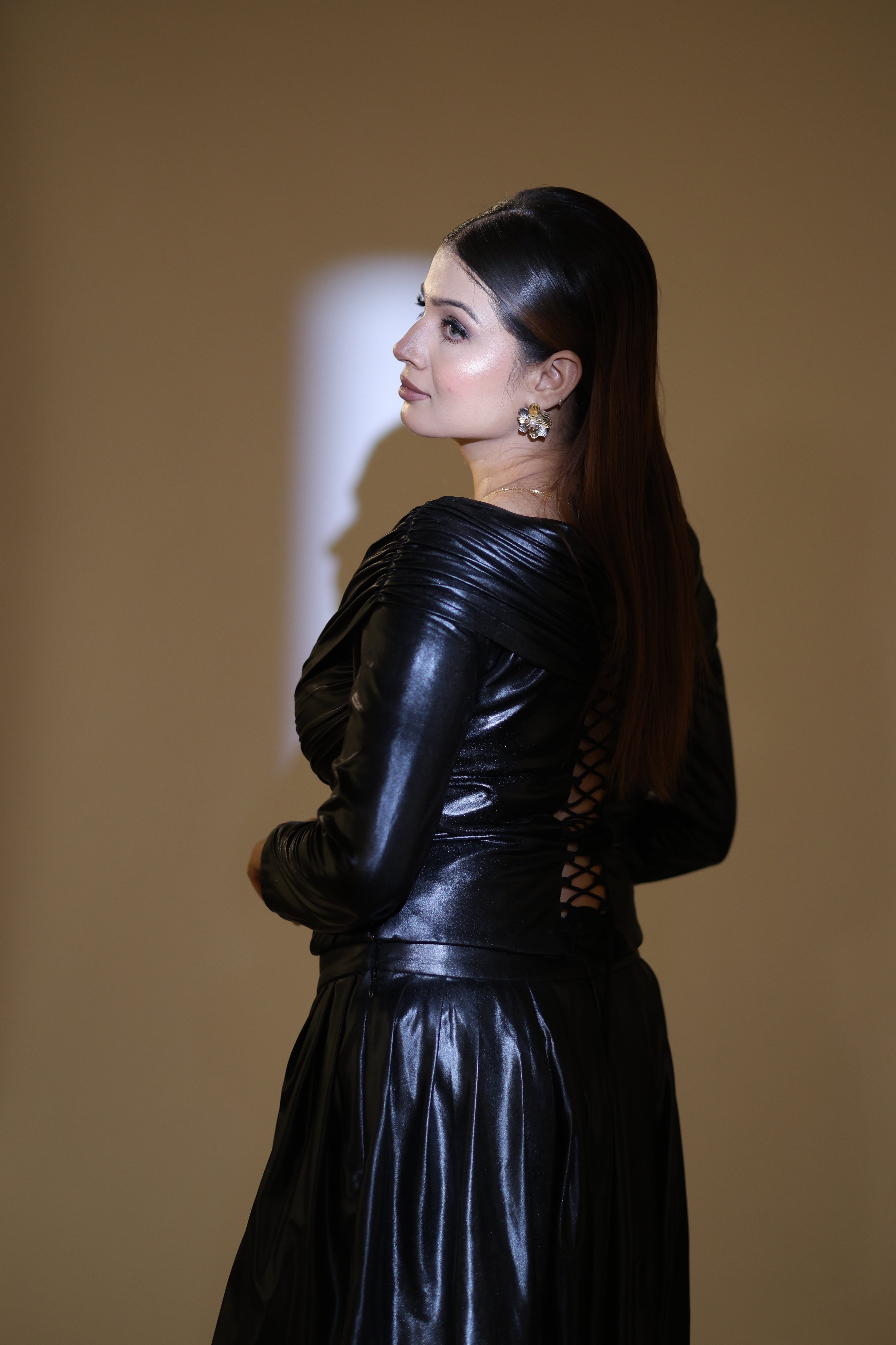 Sable Storm Top Skirt Set