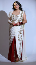 Ziya Pre-draped Saree Set