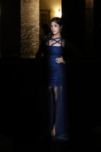 Midnight Mirage Corset Skirt Set