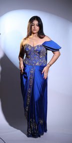 Neelima Pre-draped Saree Gown