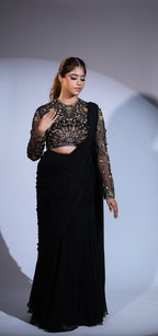 Eclipse Pre-draped Saree Set