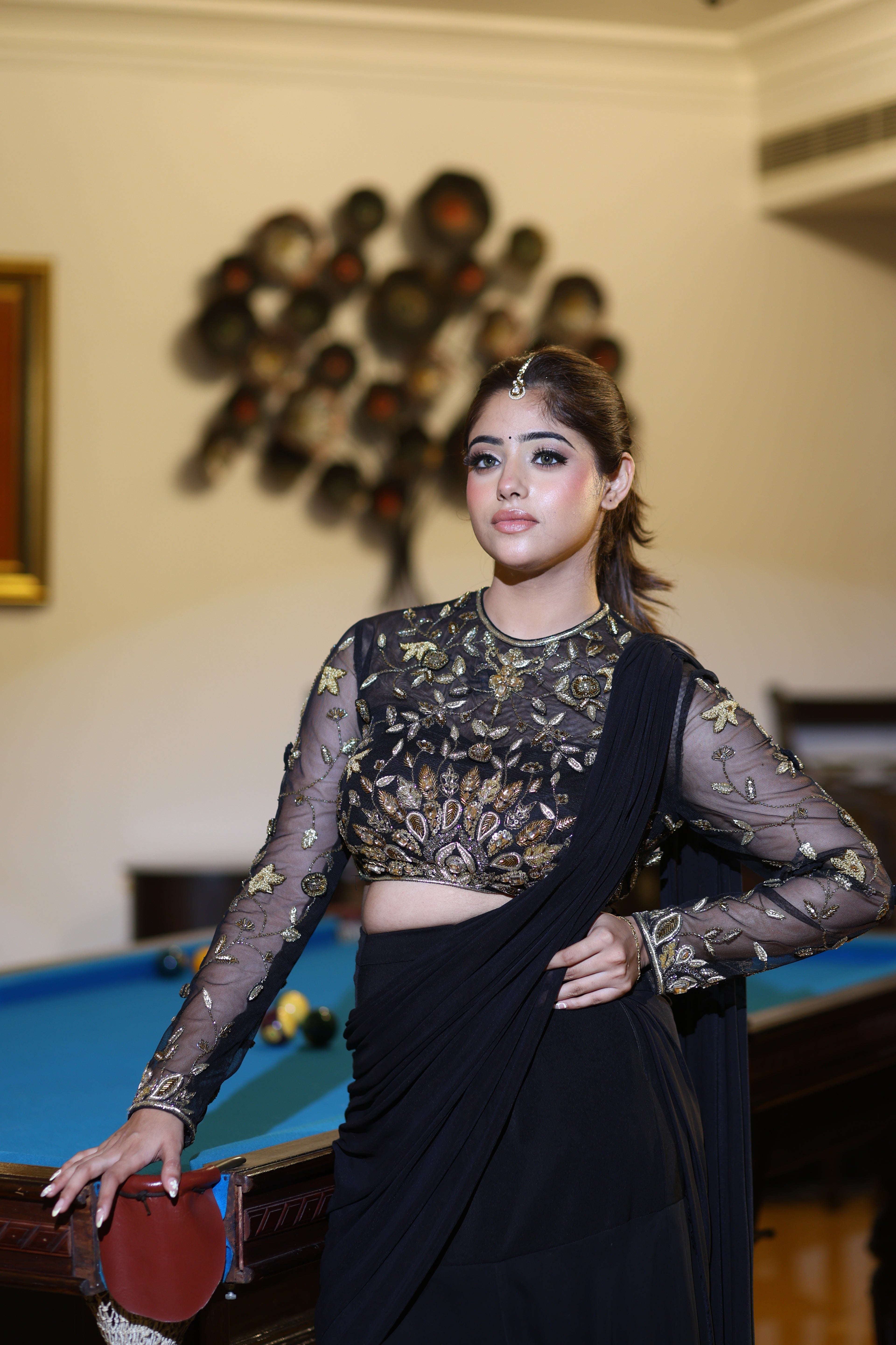 Eclipse Pre-draped Saree Set