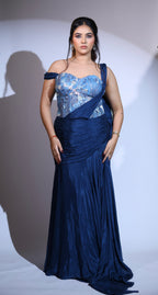 Selene Pre-draped Saree Gown