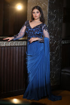 Lyria Pre-draped Saree Set