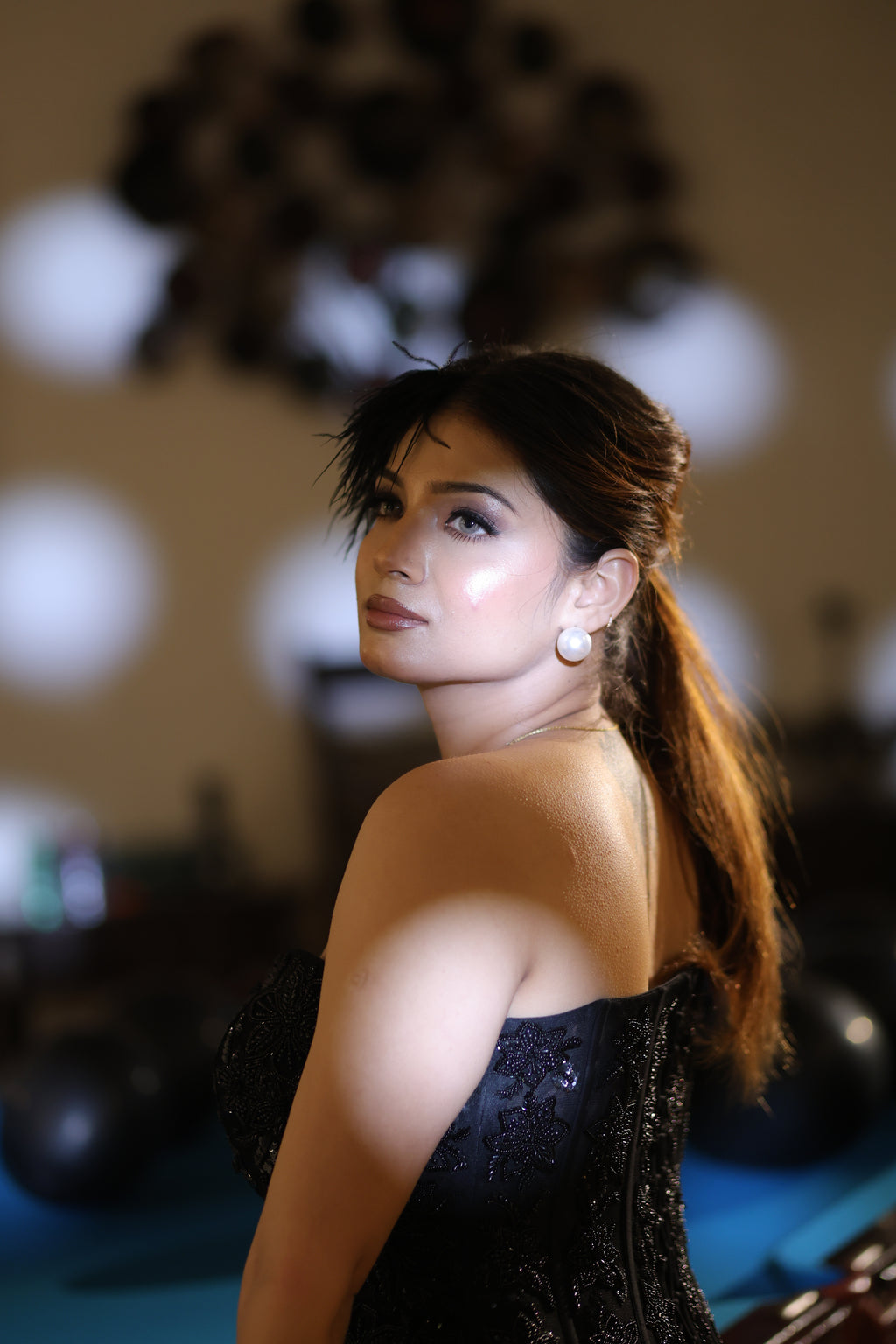 Black Mamba Corset Skirt Set