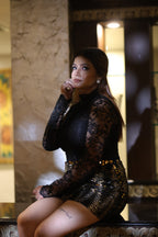 Midnight Monarch Corset Skirt Set