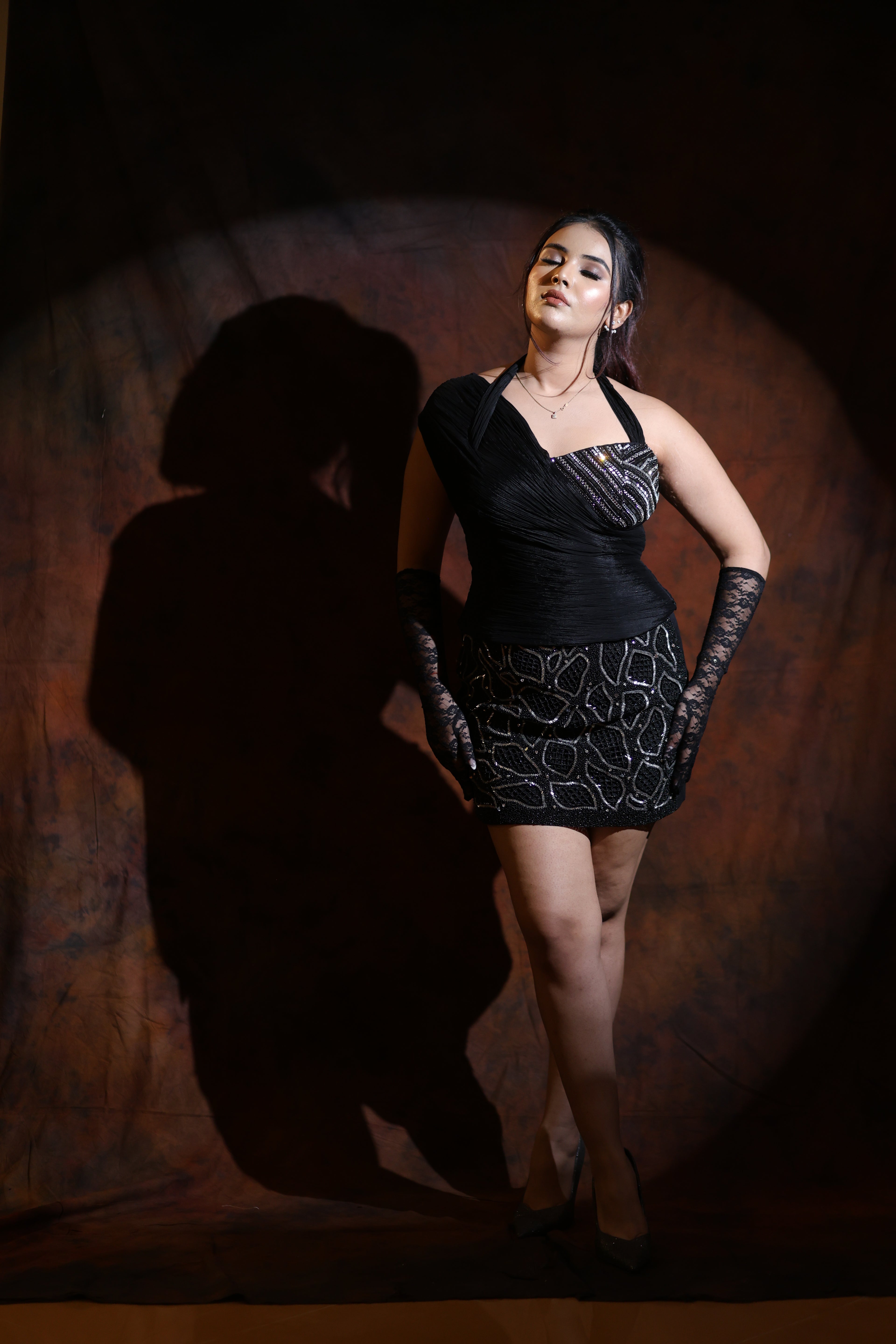 Midnight Serpent Corset Top