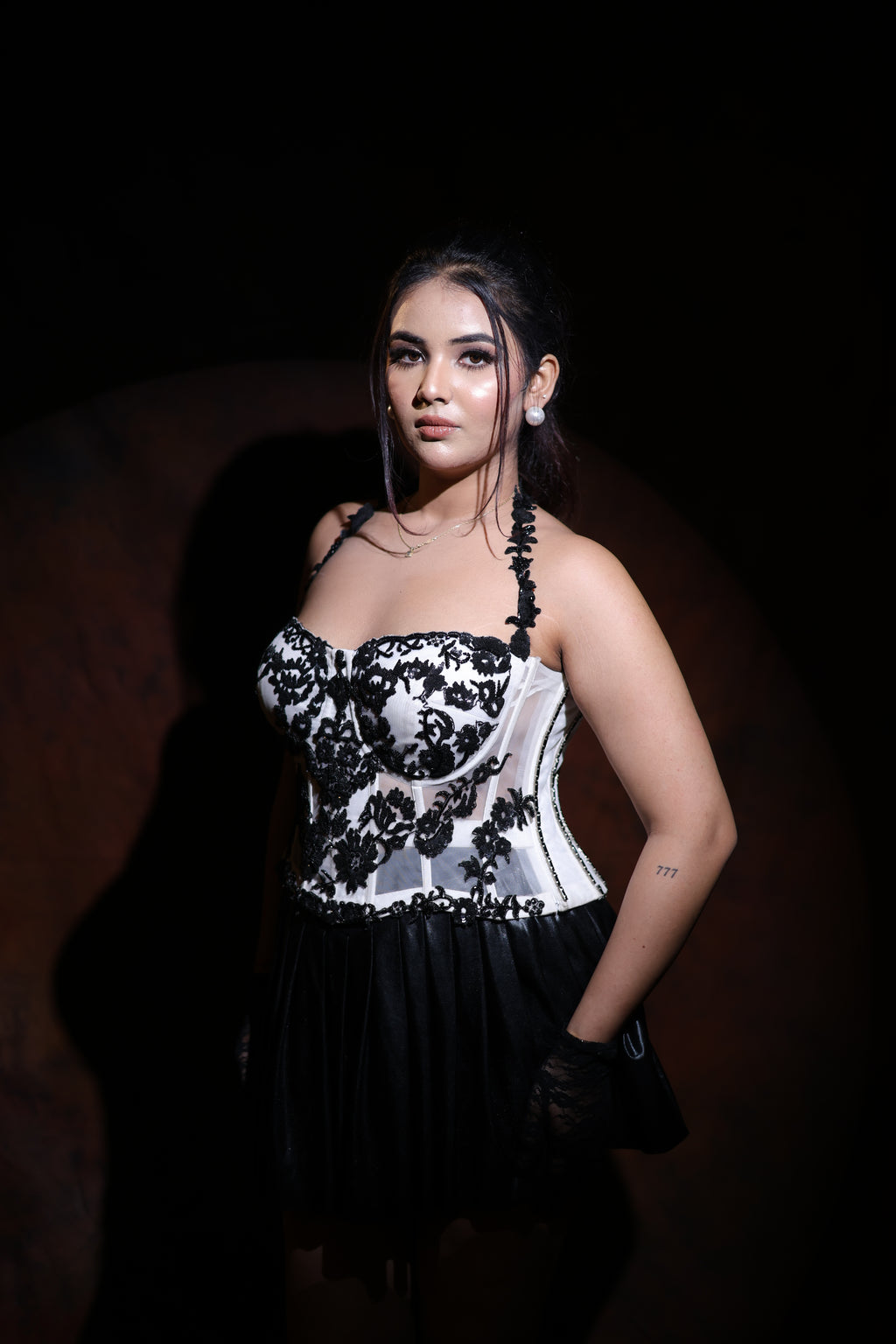 Noir Enchante Corset set