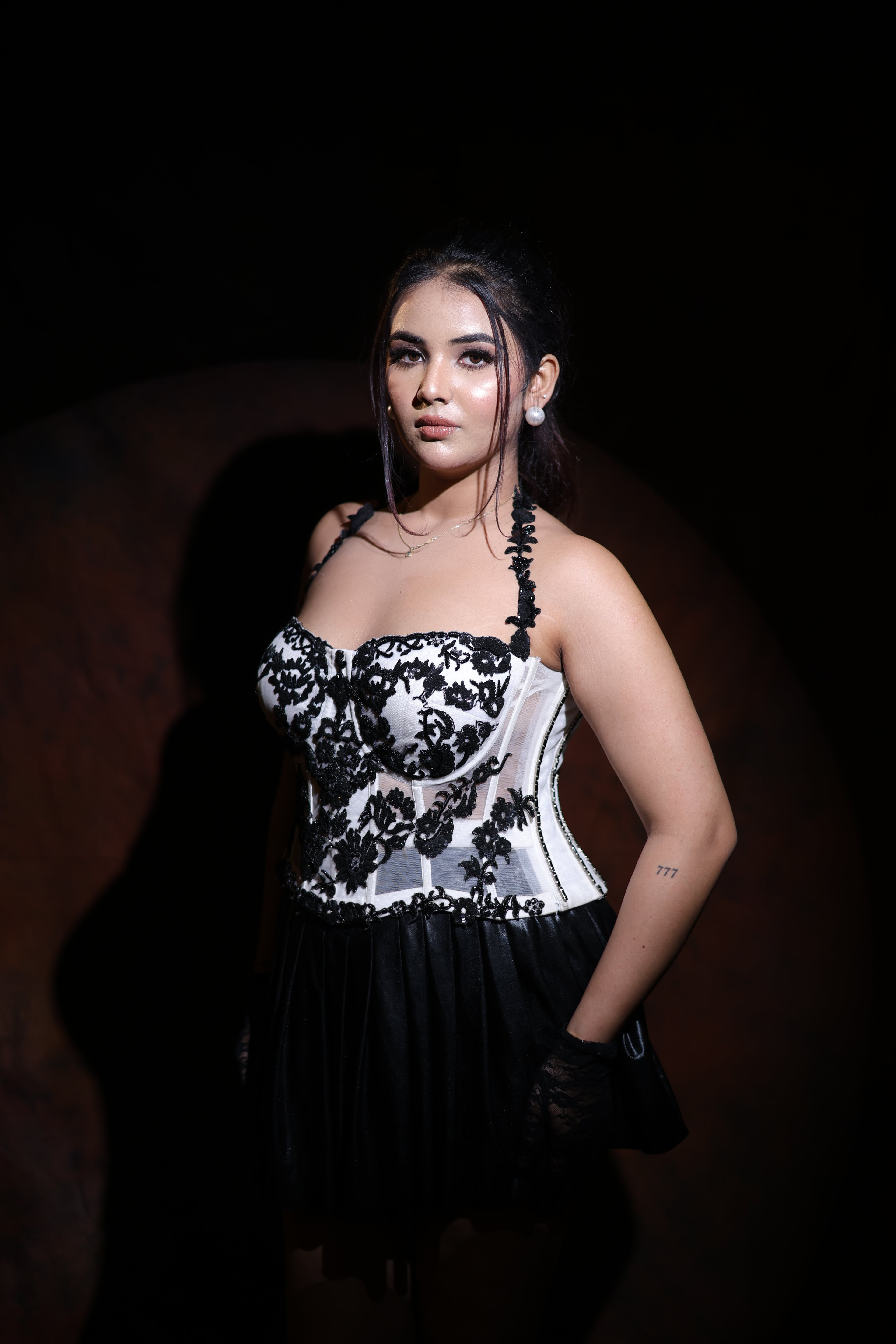 Noir Enchante Corset set