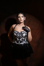 Noir Enchante Corset set