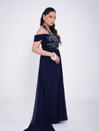 Raiya Pre-draped Saree Set