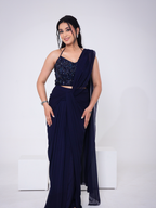 Iraaya Pre-draped Saree Set