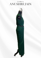 Emerald Pre-Drape Saree