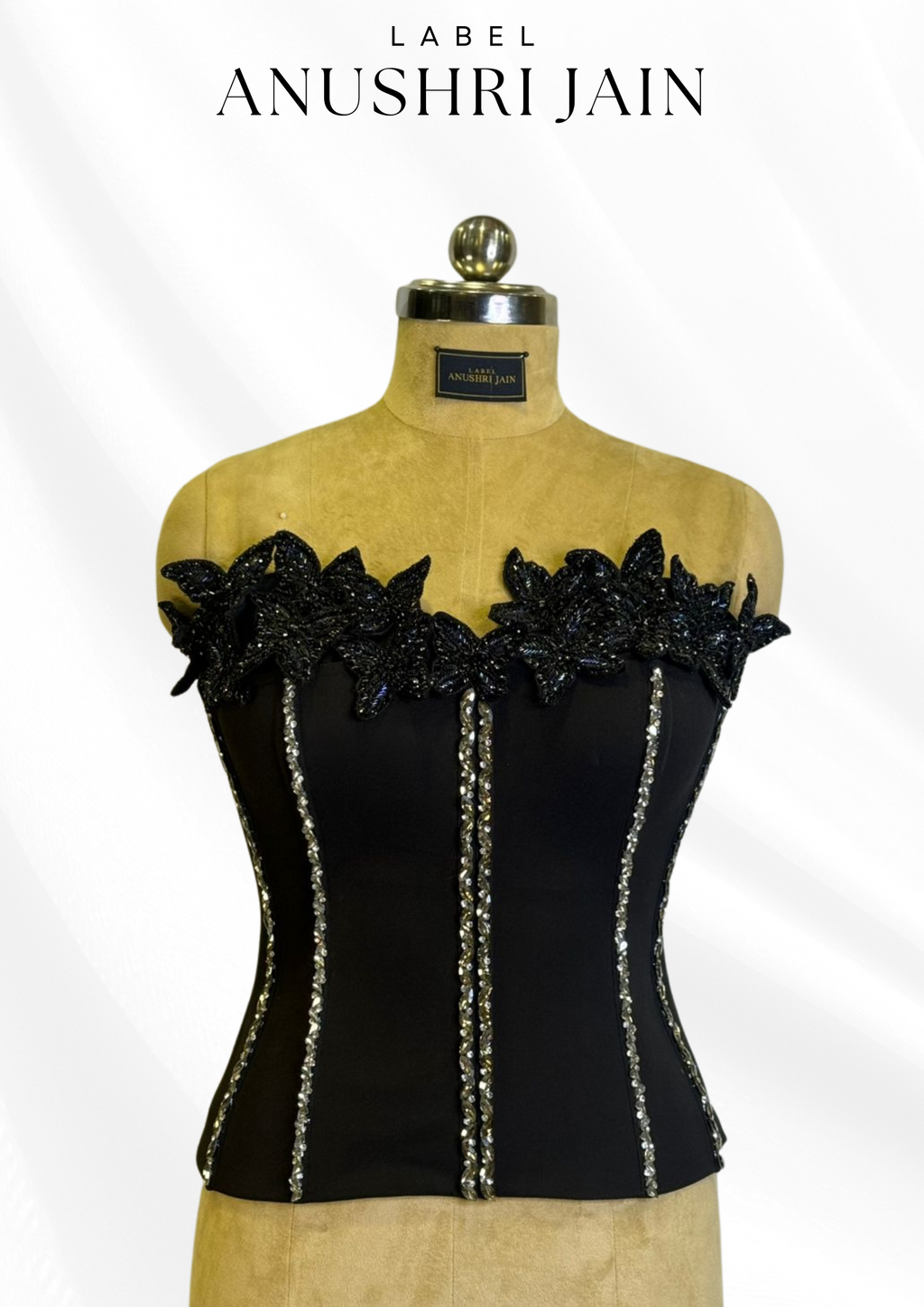 Noir Bloom Corset