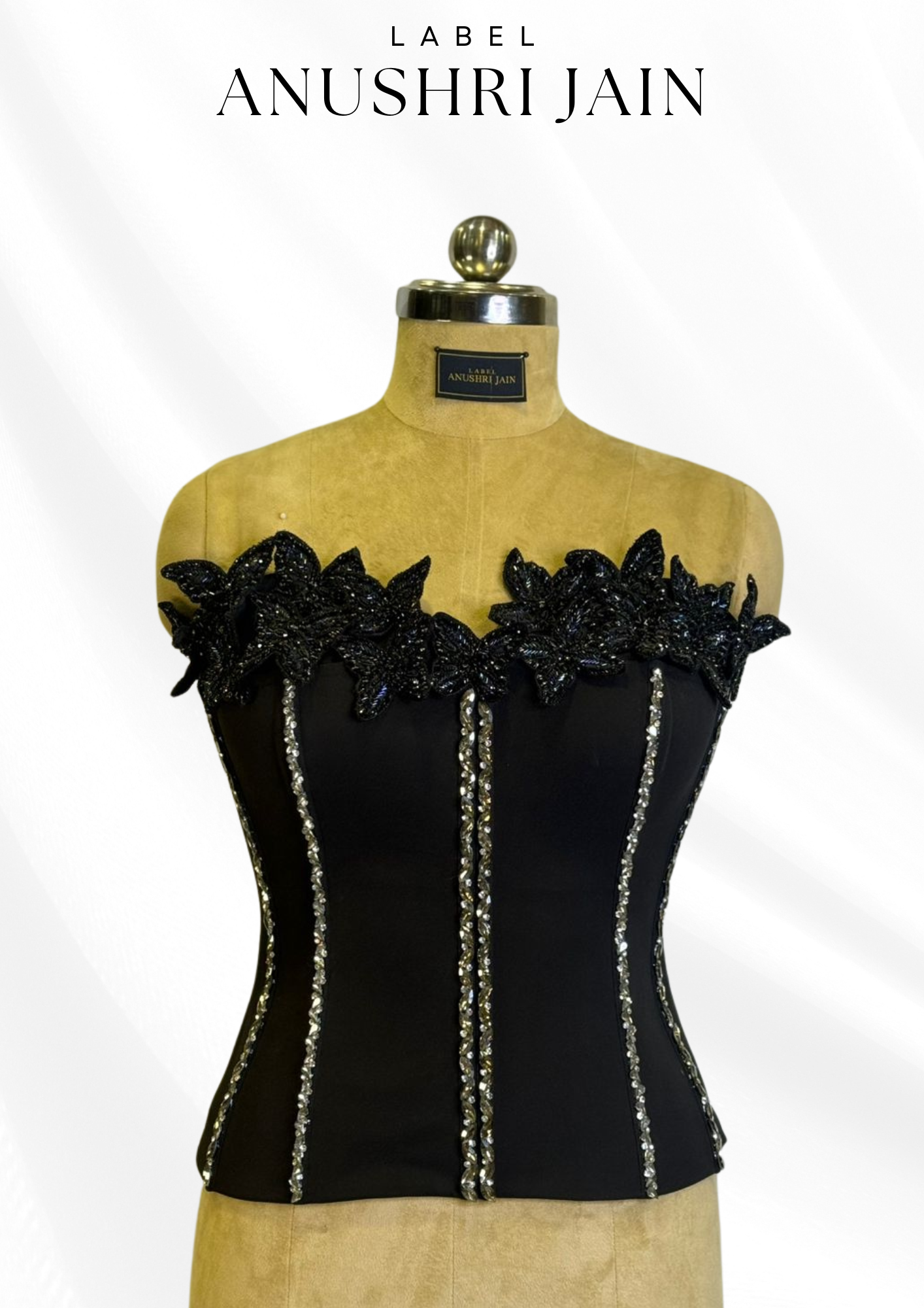 Noir Bloom Corset