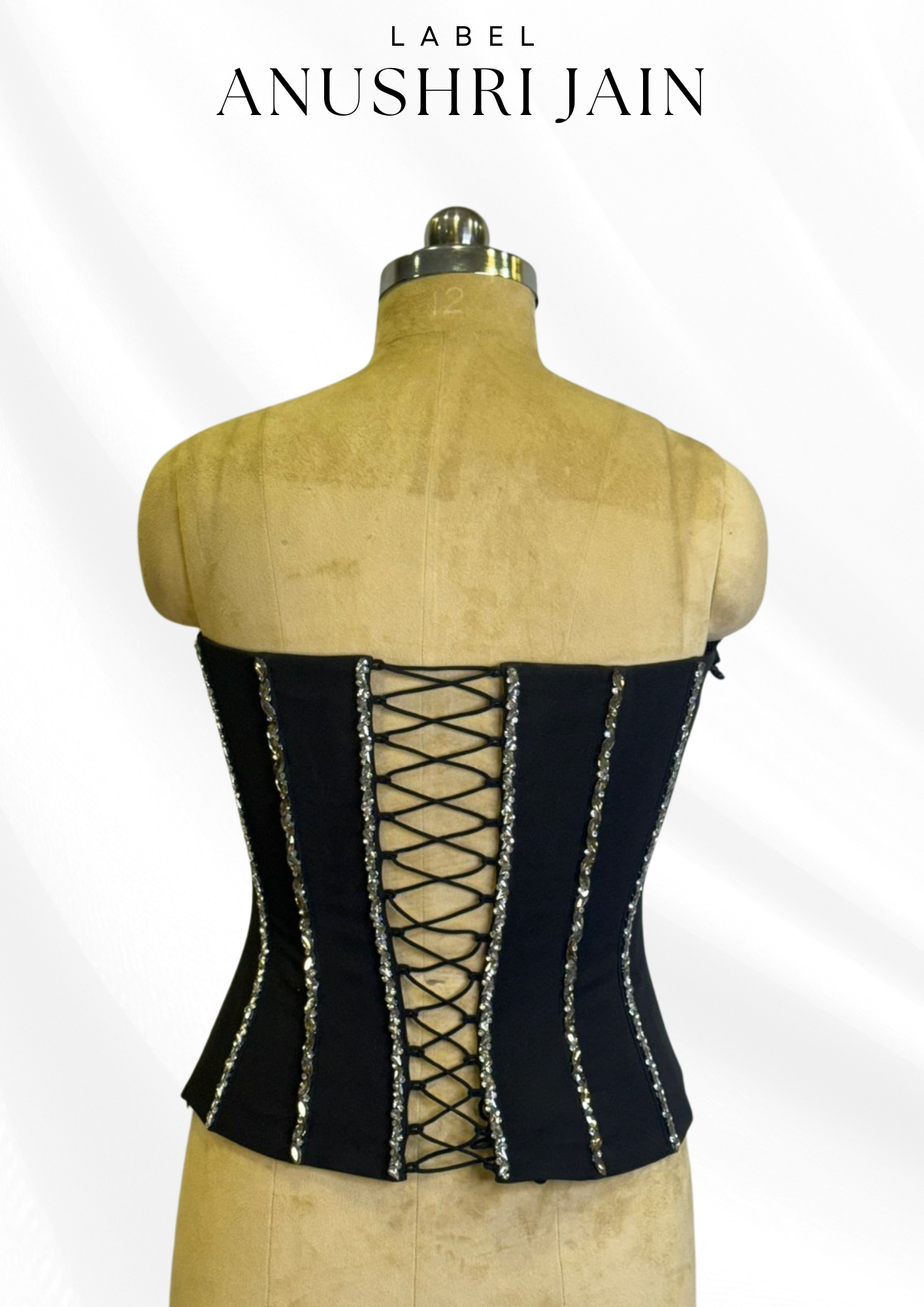 Noir Bloom Corset