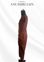 Cocoa Drape Dress