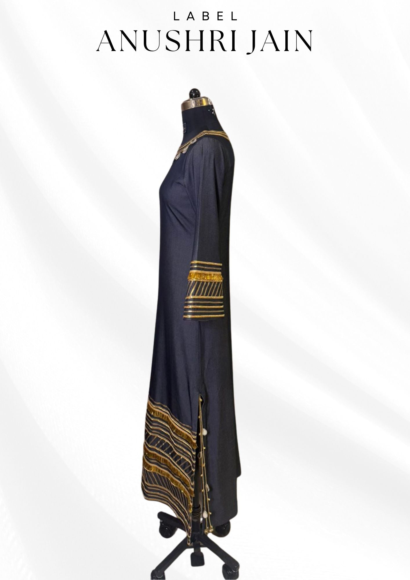 Denim Gold Kaftan