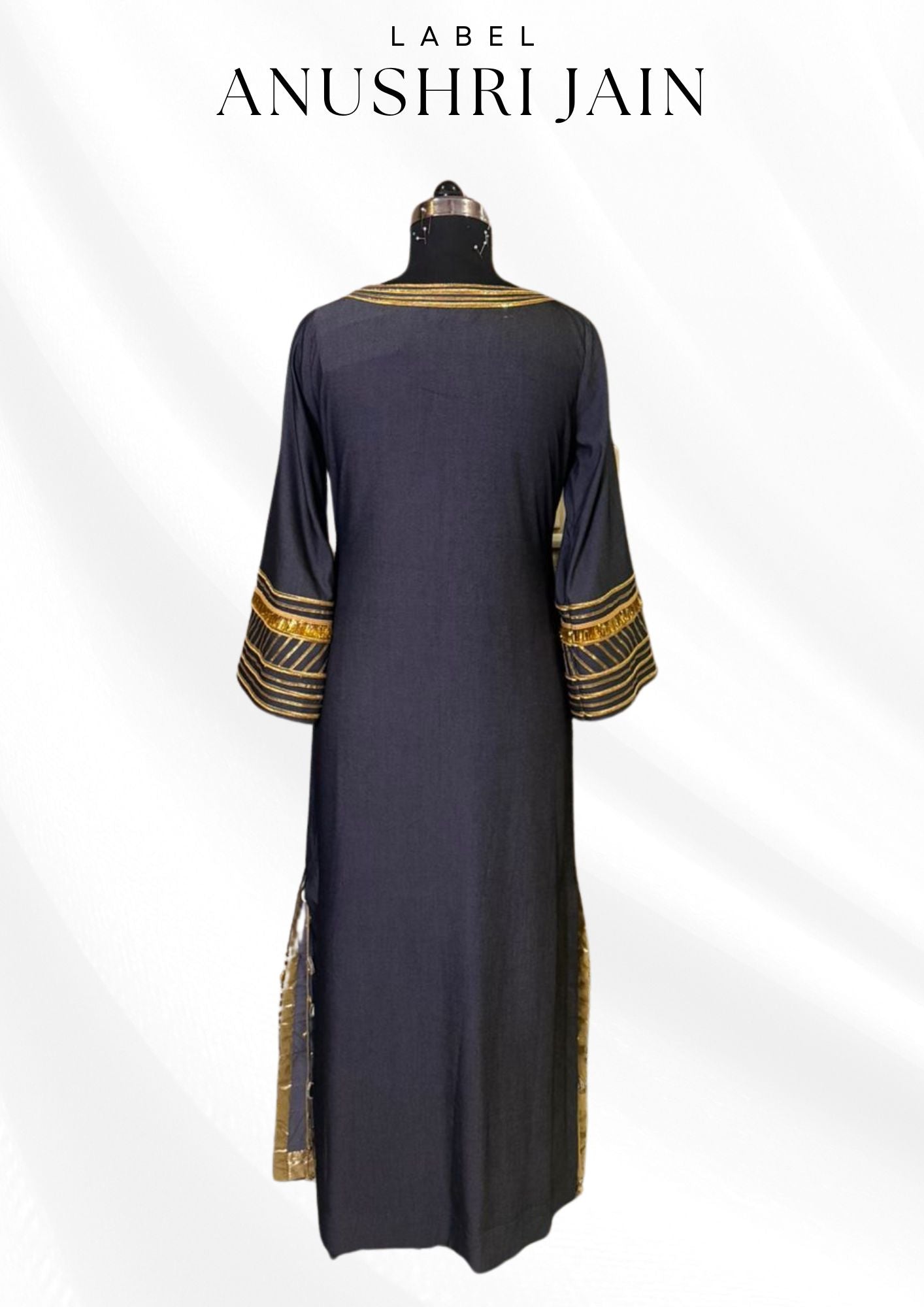 Denim Gold Kaftan
