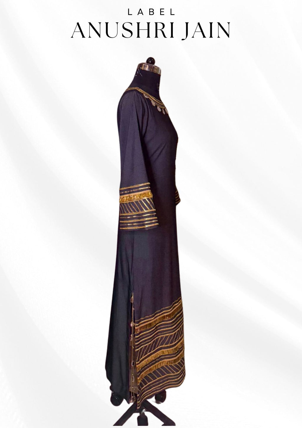 Denim Gold Kaftan